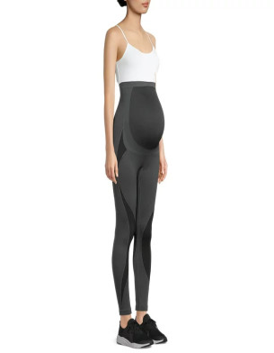 Women S-XL Maternity Leggings Black